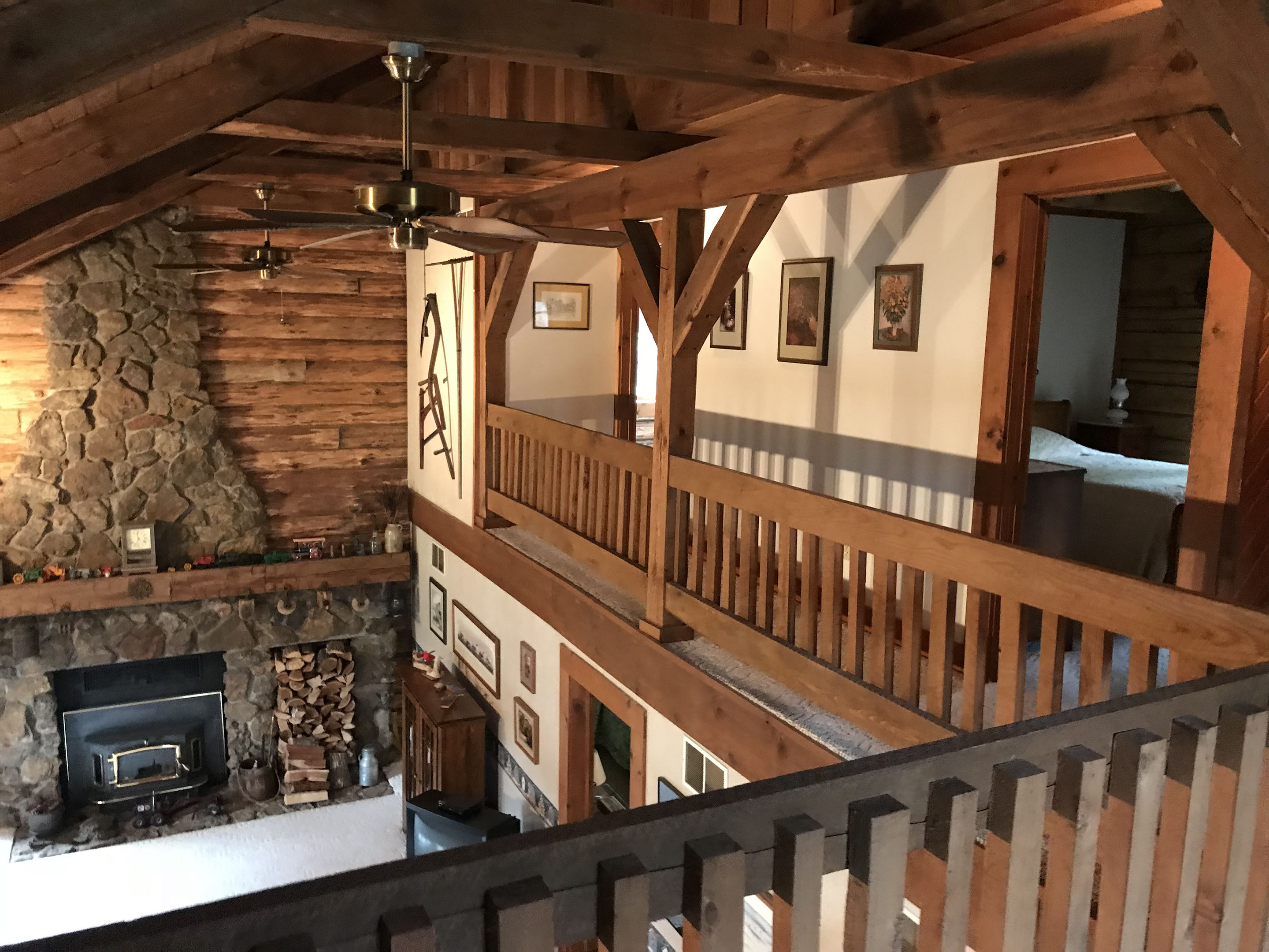 The Huge Great room at this vacation lodge is a great place for family and friends to gather.&nbsp; A gas log fireplace is the centerpiece